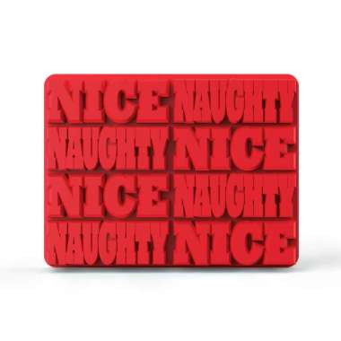 Zoku Naughty/Nice Ice Tray - Cetakan Es Batu Unik, Cetakan Es Batu Silicon, Cetakan Es Batu Minuman,