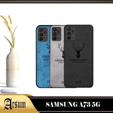 PROMO Case SAMSUNG A73 5G Softcase Deer Bermotif jeans New Casing SAMSUNG A73 5G SAM A73 5G BIRU
