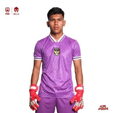 MILLS Timnas Indonesia Third Jersey Keeper Player Isuue 1128INA Purple S Purple