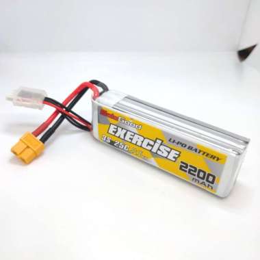 Baterai LiPo 3S 25C 2200mAh 24.4WH EXERCISE Li-po Battery 11.1v