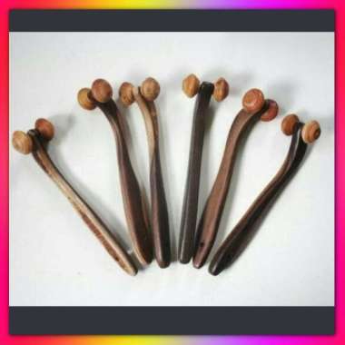 Alat PIjat Refleksi Rol Tangan Alat Terapi Kayu