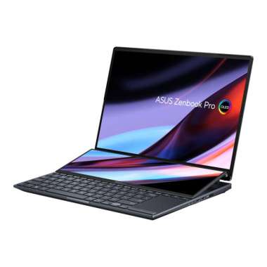 ASUS ZenBook Pro Duo UX8402ZA OLEDS751 [Intel-I7-12700H/16GB/512GB SSD/OLED WIN11/OHS] Tech Black