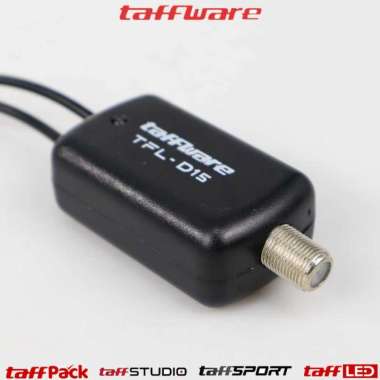 Taffware Penguat Sinyal Antena TV Amplifier Booster DVB-T2 - TFL-D15 Hitam