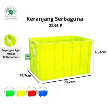 Green Leaf Container / Keranjang Industri 2244 P Kuning