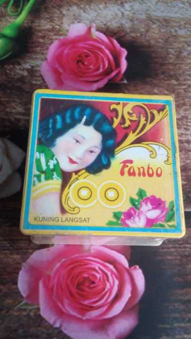 Fanbo Hoitong Bedak Padat / Bedak Fanbo / Bedak Padat Hoi Tong - 57gr Kuning Langsat
