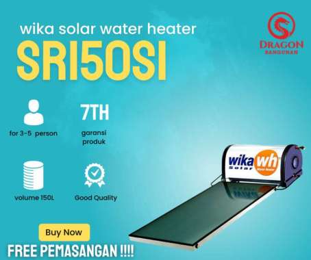 SOLAR WATER HEATER WIKA 150 L - SR150L1