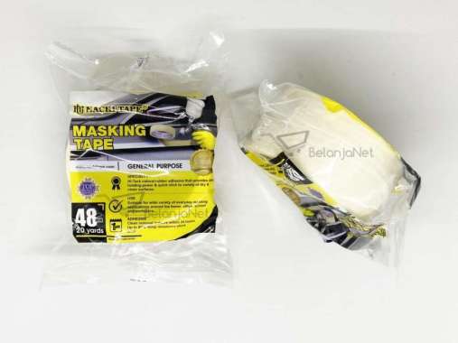 Masking Tape Nachi | Lakban Kertas 2 inch ( 48mm x 20 Yard )