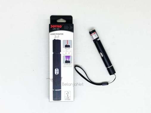 Penunjuk Laser UV LED Senter | Laser Pointer 2 In 1 Joyko LPR-103