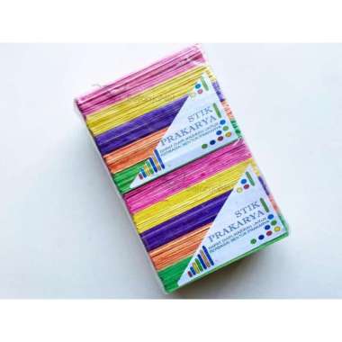 Stick Ice Cream| Stik Kayu Es Krim Kreasi Warna [50 PCS]