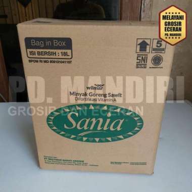 SANIA MINYAK GORENG BIB 18 L