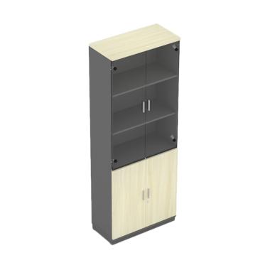 Jual Officescale High Filing Cabinet Lemari Arsip Kantor Atau Lemari Cabinet 2 Pintu Minimalis Serbaguna Kayu Olahan 800x400x1200mm Murah September 2020 Blibli Com