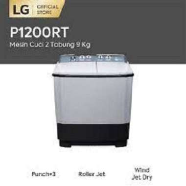 MESIN CUCI 2 TABUNG LG 12KG P-1200RT