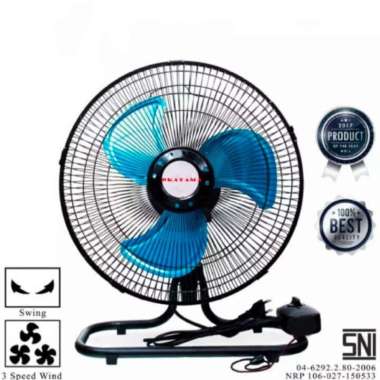 KIPAS BESI OKAYAMA 16 (1630) / Desk fan OKAYAMA besi 16 2 IN 1