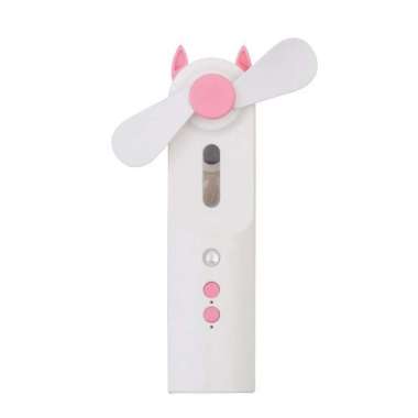 Kipas Nano Generasi 2 - Kipas Nano Spray Portable LED 2in1 Humidifier Pink