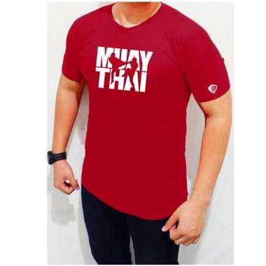 Baju Kaos Fitness Muaythai Musclefit L