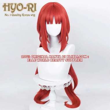 READY STOCK - RAMBUT PALSU FULL WIG NILOU COSPLAY GENSHIN IMPACT WIG CEWE CEWEK WANITA PANJANG LURUS