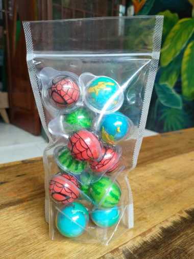 Permen Viral lunak halal candy luvmi permen mata, bola dll (isi campur kemasan pouch) isi 16