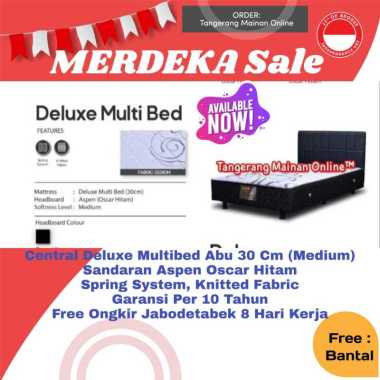 Spring Bed Central Deluxe Multi Bed 120x200 Set Kasur Tanpa Sandaran Medium 30 Cm
