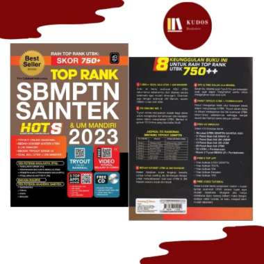 BUKU TOP RANK SBMPTN SAINTEK 2023 + CD