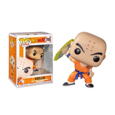 Funko Pop Animation Dragon Ball Z Krillin with Destructo Disc #706 Action Figure