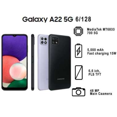 Samsung A22(4G) Ram 6 Rom 128GB White