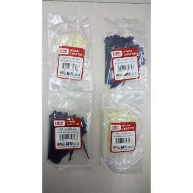 NYLON CABLE TIES HPP SIZE 2.5x100MM Hitam