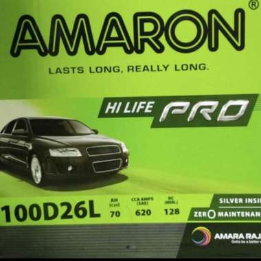 Aki Pajero/ Aki Innova diesel/ Amaron Hilife Pro 100D26L/ 12V70AH