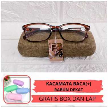 TERMURAH KACAMATA BACA FULL PLUS (+) KACAMATA RABUN DEKAT PRIA DAN WANITA +2.75