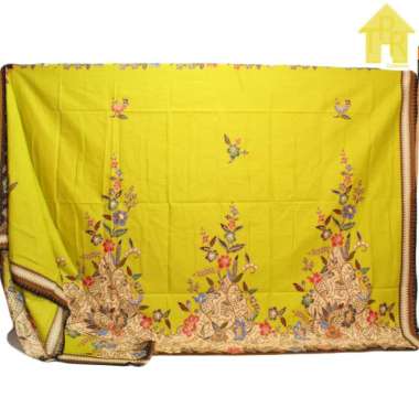 Kain Batik Pekalongan Ori Unggul Jaya 220x115cm. Seri Hitam Manis 72 Merah Bata