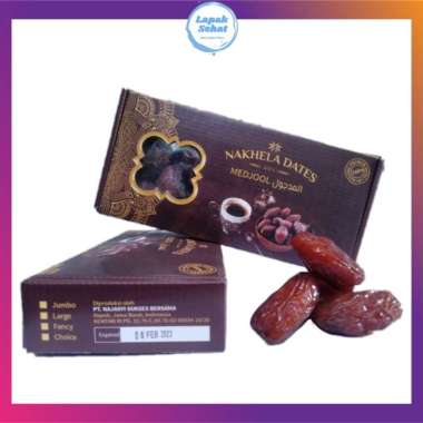 KURMA MEDJOOL MADINAH NAKHELA DATES EKSKLUSIF JUMBO THE KING OF DATES 500 gr
