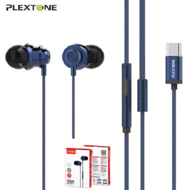 PLEXTONE X56M Waterproof Wired Headset with Mic [Type-C] Biru