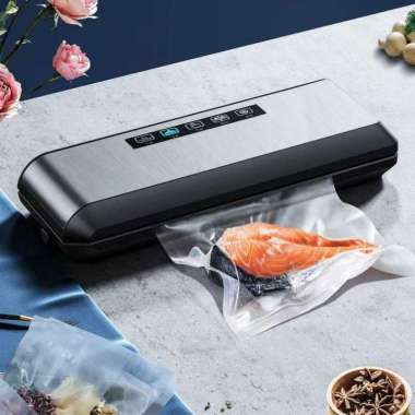 Pompa Vacuum Sealer Automatic Sealing Machine 80 KPA - HP-9007 Silver