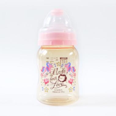 Simba Dorothy Wonderland PPSU Wide Neck Botol Susu [200 mL] Pink