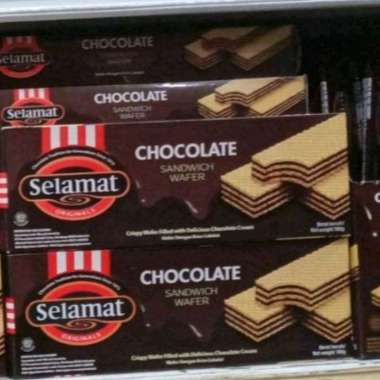 Biskuit Selamat Wafer 145 gr Coklat