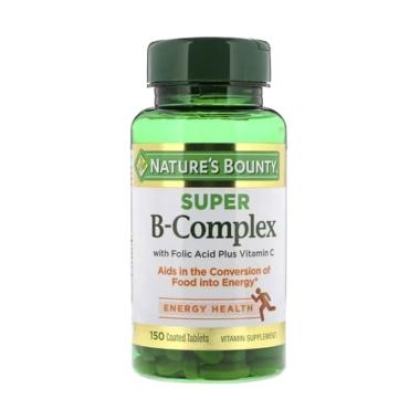 Jual Nature S Bounty Super B Complex With Folic Acid Vitamin C 150 Tablet Murah Maret 2020 Blibli Com