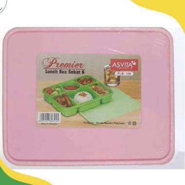 Tempat Bekal / Lunch Box Asvita 6 sekat