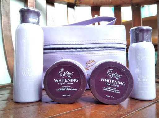 Paket E Glow Whitening Platinum Original 100%