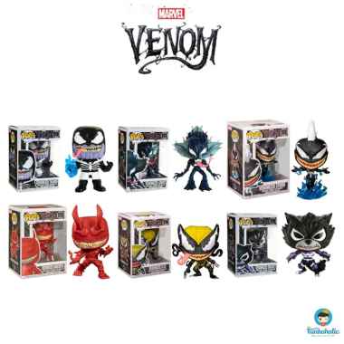 Funko POP Marvel Venom - Venomized Set Promotion Action Figure [6 items]