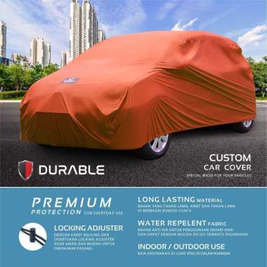 Toyota Kijang Kapsul Cover Mobil Sarung Selimut Tutup Mobil Durable Premium Orange