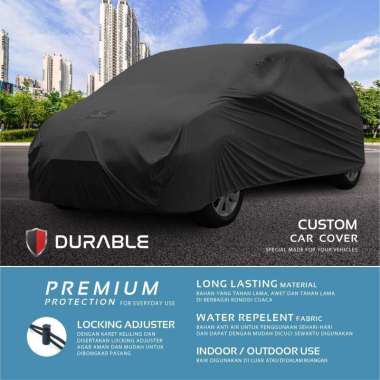 Toyota Kijang Kapsul Cover Mobil Sarung Selimut Tutup Mobil Durable Premium Hitam