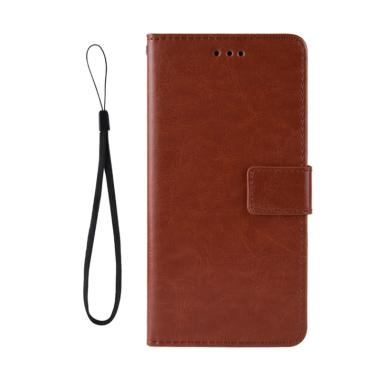 Leather Case Xiaomi Mi CC9Pro CC 9 Pro Flip Cover - - BROWN