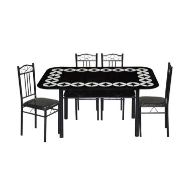 Jual Best Furniture Imp Dsk08 Minimalis Set Meja Makan Red 120 X 70 Cm Online September 2020 Blibli Com
