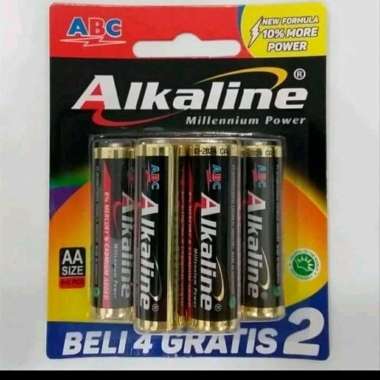 baterai - battery - batere ABC Alkaline ORI AA (isi 6pcs) AA