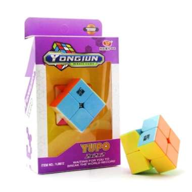 Yongjun Rubik Kubus Mainan Edukasi 2x2 Stickerless