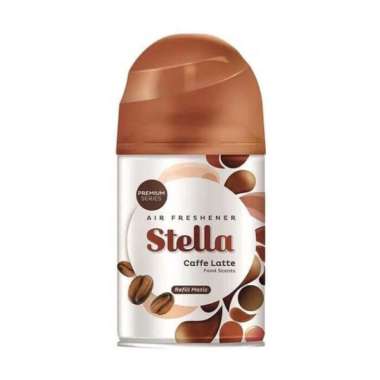 Stella Refill Matic Caffe Latte 225 Gr - 8992745560449 Putih Cokelat Cream