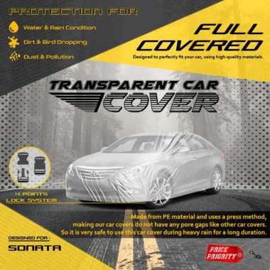 Body Cover Sarung Mobil Plastik HYUNDAI SONATA Tebal Anti Air WATERPROOF