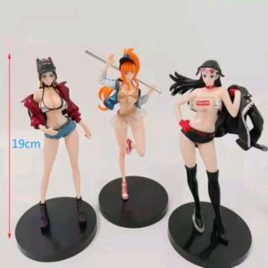one piece sexy Nami Nico Robin boa Hancock action figure satuan