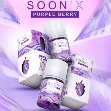Soonix Purple Berry 3mg 60ml Freebase Sonix Pita Cukai