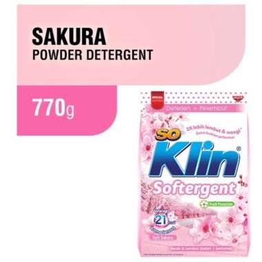 Soklin softergent deterjen bubuk So Klin 770 gr