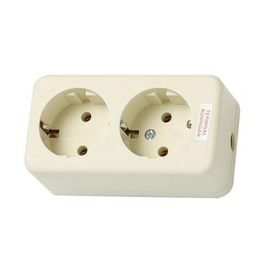 Uticon ST-128 Stop Kontak [2 Lubang]
